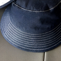 Chapeau bob en jean réversible avec doublure florale |   Casquette pliable avec logo personnalisé brodé |   Chapeau décontracté d'extérieur OEM pour marques