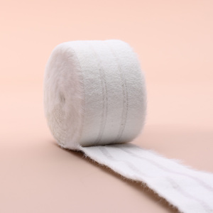 Mềm đàn hồi dệt kim băng đàn hồi với mờ bề mặt trắng Stretch ban nhạc cho hàng may mặc và DIY may - Product Image 3