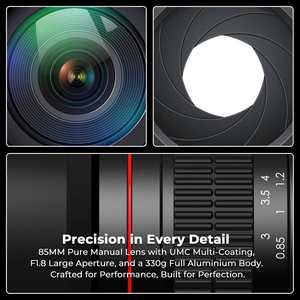 Lente de Retrato de Gran Apertura de 85 mm F1.8 Compatible con Cámaras DSLR Canon EOS 600D 550D <span class=keywords><strong>700D</strong></span> 1300D 6D 7D Sony <span class=keywords><strong>Nikon</strong></span> - Product Image 6