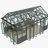 Abri de soleil en verre pour l'extérieur, 4 saisons, jardin sain, maison sur pied, aquarium, en plastique
