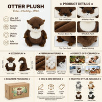 Boneka Plush Kustom Berkualitas Tinggi, Hewan Boneka Lembut Beraroma, Hadiah Promosi untuk Anak, Dapat Disesuaikan, Mainan Grosir