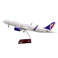 Haute qualité A320 Macau Airbus Simulation modèle d'avion résine Logo personnalisé modèle d'avion