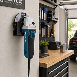 Support mural pour meuleuse d'angle Makita, support de rangement pour outils d'atelier - Product Image 1