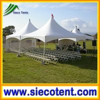 Tente de réception de luxe SIECO MQ-20 20x20 20x30 20x40 en tissu Oxford avec poteaux en aluminium, couleurs personnalisées, pour expositions en plein air, mariages, événements