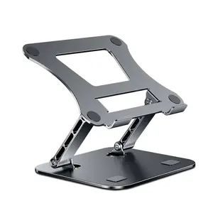 Grand bureau Roc support ergonomique pour ordinateur portable 15.6 pouces tapis d'ordinateur portable support de table en aluminium support d'ordinateur portable pliable