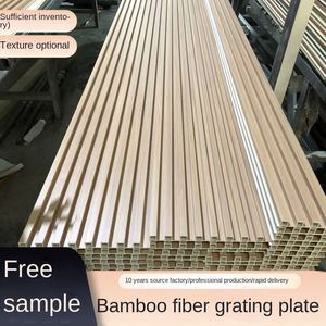 Placa de Rejilla de Fibra WPC para Decoración de Interiores, Pared de TV, Fondo de Pared, Comercio Exterior de Exportación - Product Image 2