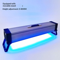 Lampe UV LED de polymérisation 98 UI, couleur violette unie, refroidie par air, haute puissance, 110V, angle de faisceau 60°, sans ombre, pour adhésifs et encres, usage domestique, AC