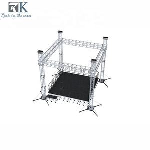 Sistema de exhibición de truss plano de aleación de aluminio personalizable, diseño de escenario portátil, truss plano para iluminación. - Product Image 1