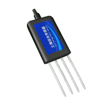 Lorawan penganalisa Sensor tanah, alat pengukur temperatur EC salinitas Sensor tanah 8 in 1 kelembapan PH meter