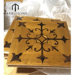 Baldosas de <span class=keywords><strong>Madera</strong></span> con Patrones de <span class=keywords><strong>Marquetería</strong></span> a Precio Económico, Suelos de Parqué de <span class=keywords><strong>Madera</strong></span> de Teca Maciza - Product Image 4