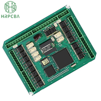 Papan elektronik pengukur energi perakitan PCB Meter pintar dengan masker Solder hijau bahan dasar FR-4 SMT Dip PCBA