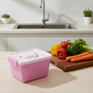 CASAMAX WL AM-7710-1 Elegante Contenitore per Alimenti in Plastica Stampata a Iniezione, Capacità 1400ml, Design Impilabile e Portatile per Cucina - Product Image 3