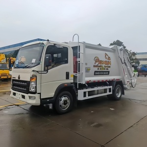 Howo Light Duty 6CBM Compressed Garbage Truck China Supplier - Product Image 2