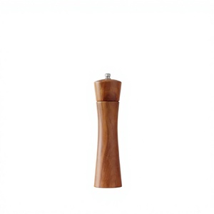 Juego de Molinillos de Sal y Pimienta Ecológicos de Madera de Acacia con Mecanismo Giratorio, Recargables Manualmente, Base de Madera, Capacidad de 120 ml - Product Image 5