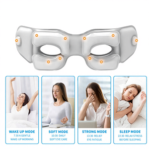 Masseur oculaire Eveekon avec chaleur, masque oculaire chauffant avec musique Bluetooth, masque oculaire pour soulager <span class=keywords><strong>les</strong></span> migraines et <span class=keywords><strong>les</strong></span> maux de tête, amélioration du sommeil - Product Image 6