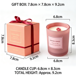 Velas de Soja Aromáticas al por Mayor en Frascos de Vidrio, Ecológicas y de Larga Duración para Aromaterapia, Decoración del Hogar y Festividades - Product Image 6