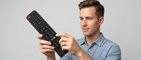 Télécommande universelle de haute qualité pour téléviseur intelligent de marque HR, prix d'usine, avec écran LED numérique, 4 boutons, portée de 10 m pour HDTV