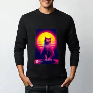 Suéter Infantil 100% Algodón No Tejido con Diseño Divertido y Lúdico, Manga Corta, Antiencogimiento, Impresión Digital para el Tiempo de Juego de los Niños - Product Image 3