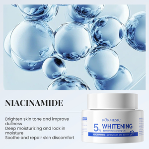 KORMESIC 50g Vente en gros 5% Nicotinamide Barrière 2% Cica-B5 Gel Apaisant Hydratant Anti-rides Réparateur Éclaircissant Crème Visage - Product Image 5