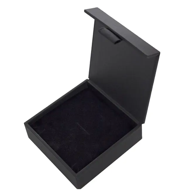 Matt黒磁気閉鎖8 × 8紙ギフトボックスの宝石類のギフト紙包装ボックス