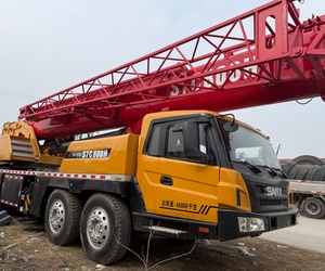 Grue mobile d'occasion Sany STC800 de 80 tonnes, modèles STC1000C 100T, STC500E, STC250T5, STC1300, STC800T6. - Product Image 5