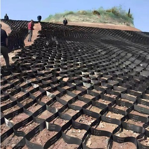 Grille de stabilisation de gravier en nid d'abeille en HDPE noir écologique pour la plantation de gazon et la pavage des allées, fabriquée à Taian - Product Image 5