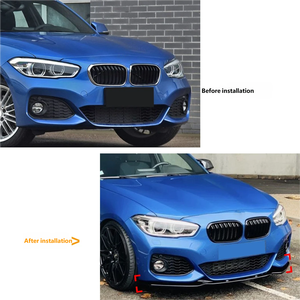 Divisor delantero de labio delantero/Kit de parachoques de alerón aerodinámico-Accesorios de modificación exterior para <span class=keywords><strong>BMW</strong></span> 1 Series F20 F21,2015-2019 - Product Image 5