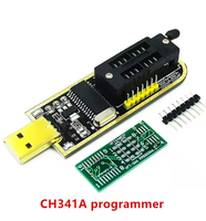 EEPROM Flash BIOS programador USB CH341 A + SOIC8 Clip + 1,8 V SPI memoria Flash SOP8 DIP8 Adaptador + SOIC8 adaptador SOP8 a DIP8 quemador Ki