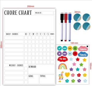 Aimants de réfrigérateur faciles à effacer pour enfants Logo personnalisé écologique sûr jouet cadeau d'éducation précoce pour les enfants - Product Image 4