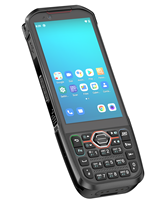 Pemindai kode batang genggam Android 13, kolektor Data pemindai kode Batang kasar industri PDA octa-core 2.0GHz CPU 13.56MHz