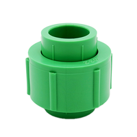 Raccords d'union d'adaptateur de joint de tuyau de connecteur de Tube Ppr en plastique vert 63Mm
