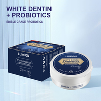 Vente chaude de dentifrice probiotique poudre de blanchiment des dents poudre de dent d'élimination des taches à base de plantes pour les dents sensibles
