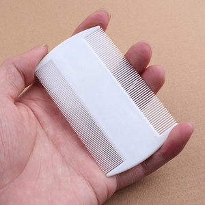 أبيض دائم مزدوج الوجهين نيت أمشاط قمل الرأس كشف مشط الاطفال برغوث الحيوانات الأليفة القط هريرة الكلب مشط متعدد الوظائف أداة تهذيب الشعر - Product Image 3