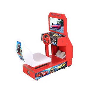 Simulateur de jeux de voiture de course Mini Outrun Machine d'arcade à pièces de monnaie pour enfants machine d'arcade