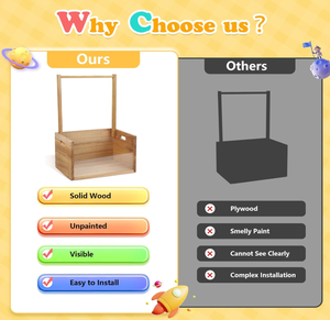 Çok yönlü tasarım ahşap bebek duş sandık dolap bebek hediye kollu sepet - Product Image 4