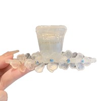 Nouvelle Pince à Cheveux Fleur en Acétate Chic et Élégante 2026 – Pince Requin Haut de Gamme pour Femmes, Idéale pour Chignons et Coiffures Rétro