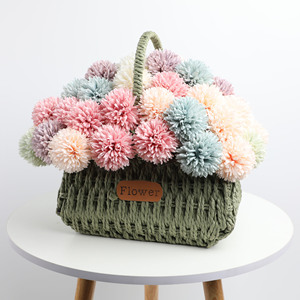 Bouquet de fleurs artificielles en soie Guanyi, chrysanthèmes, couleurs macaron, décoration de mariage, ornements de table, accessoires de photographie - Product Image 4