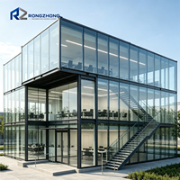 Structure en acier préfabriquée modulaire, résistante aux tremblements de terre, durable et flexible, pour bureaux, bâtiments commerciaux, gymnases, hôtels