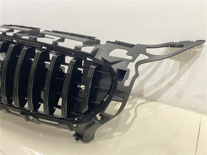 <span class=keywords><strong>Cadre</strong></span> de calandre en ABS argenté noir AMG GT GTS C190 pour Mercedes-Benz AMG GT GTS C190 2014-2017, best-seller - Product Image 4