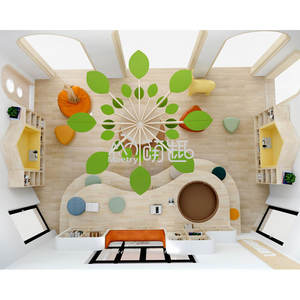 Moetry étagère en forme d'arbre personnalisée pour enfants ensemble <span class=keywords><strong>de</strong></span> meubles <span class=keywords><strong>de</strong></span> bibliothèque en bois pour garderie préscolaire Montessori - Product Image 4