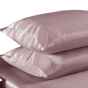 卸売シルク枕カバービーガンピュアシャルムーズ22mmシルクサテン枕カバー