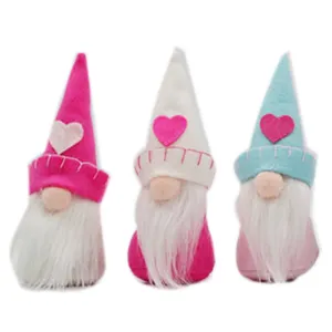 Happy Holiday Love Gnome Felt Valentine Spirit Valentine Gift Set Valentine Decoration