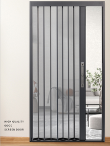 <span class=keywords><strong>Puerta</strong></span> de pantalla retráctil personalizada anti-mosquito <span class=keywords><strong>gato</strong></span> perro pantalla invisible de acero dorado aleación de aluminio malla plana <span class=keywords><strong>Puerta</strong></span> de pantalla deslizante - Product Image 5