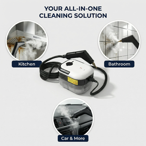 Limpiador a Vapor Eléctrico de Alta Presión de 1500W, Vaporizador Portátil Multiusos para Cocina, Grasa, Coche, Limpieza del Hogar - Product Image 4