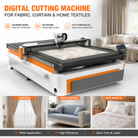 Vente d'usine DAKE : Machine de découpe CNC pour cuir avec caméra de vision et couteau oscillant, pour cuir, tissu, rideaux et comptoirs