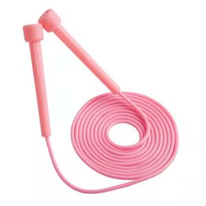 Corde à sauter professionnelle et durable en PVC de 6 mm, corde croisée solide avec poignée longue de 2,8 m, réglable, légère, non-intelligente, pour l'exercice à domicile - Product Image 1