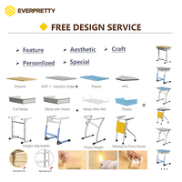 Chaise ergonomique empilable en plastique à dossier haut pour mobilier commercial OEM/ODM, idéale pour salles de classe, bibliothèques et salles de lecture