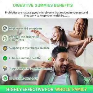 Cápsula de Enzimas Digestivas Naturales Suplemento de Prebióticos con Propiedades Probióticas Cápsula Softgel Gummies - Product Image 5