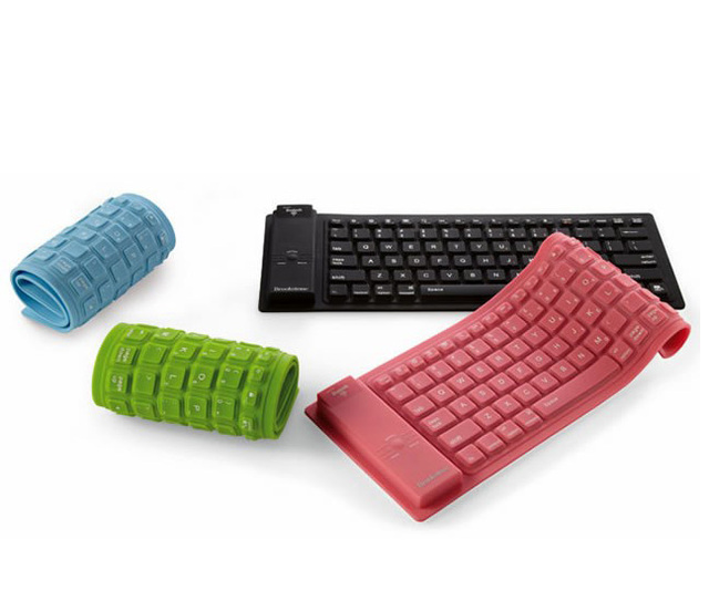 85-Key Custom Foldable Silicone Eco-friendly Keyboard Cutting Service Waterproof USB Wired Rolling Design for PC Laptop Notebook