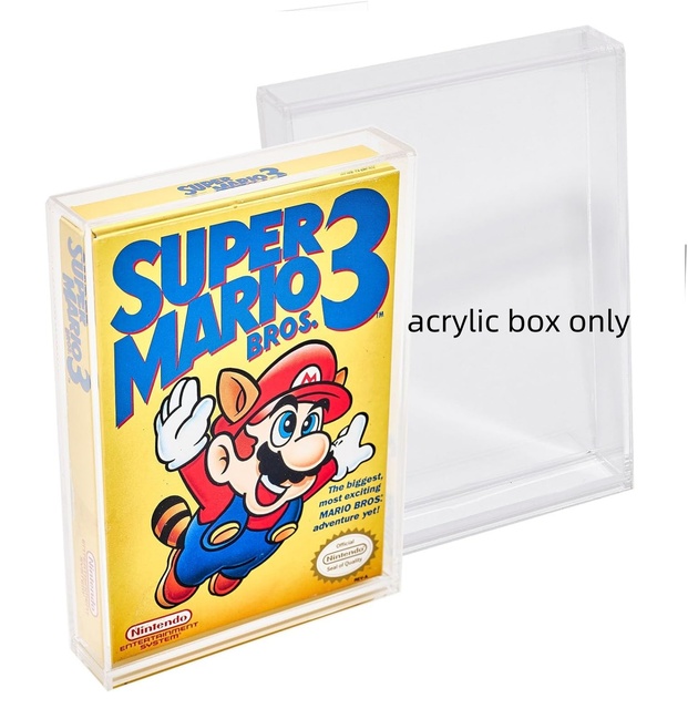 Hard Acrylic Case for PlayStation 4/PS5/PS3 Games with UV Protection Slider Lock Eco-Friendly & for Customizable Size